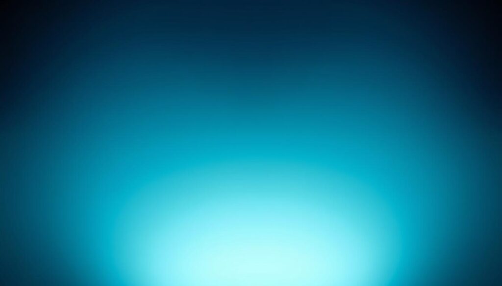 A dynamic LinkedIn profile background showcasing a smooth lighting gradient that transitions from deep navy blue at the top to a lighter teal at the bottom. The middle layer features a subtle vignette effect, creating a sense of depth and focusing attention toward the center. Use soft, even lighting that suggests professionalism and approachability, with slight highlights illuminating the gradient. The atmosphere should evoke a sense of clarity and sophistication, ideal for a professional backdrop. The composition should have a slight blur around the edges to emphasize the center, ensuring it captures attention without being distracting. Ideal for a sleek and modern LinkedIn profile presentation.