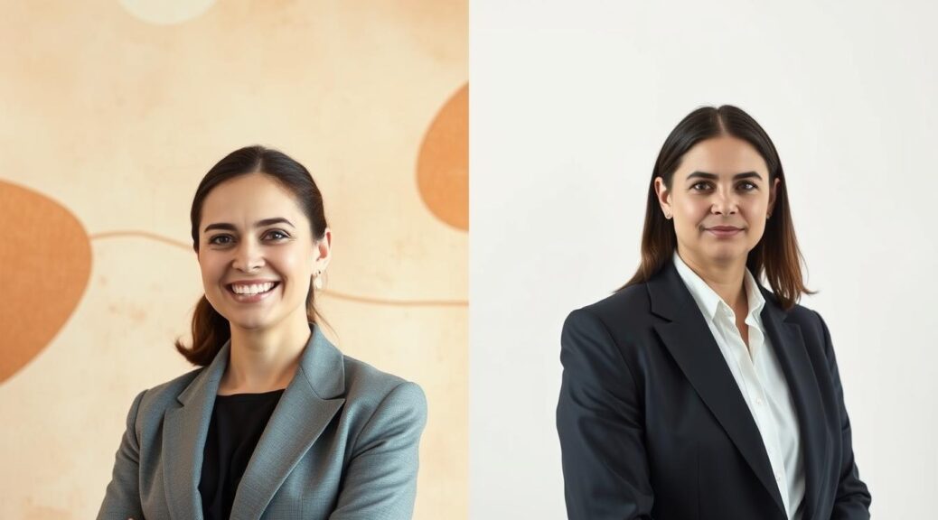 textured vs minimalist backdrop headshots