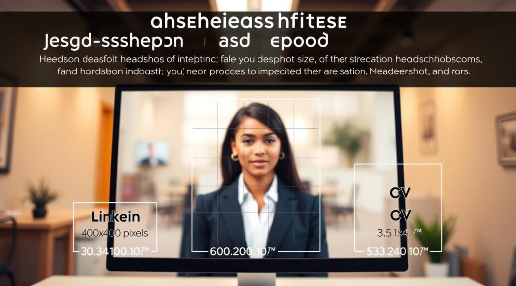 sizing headshot online