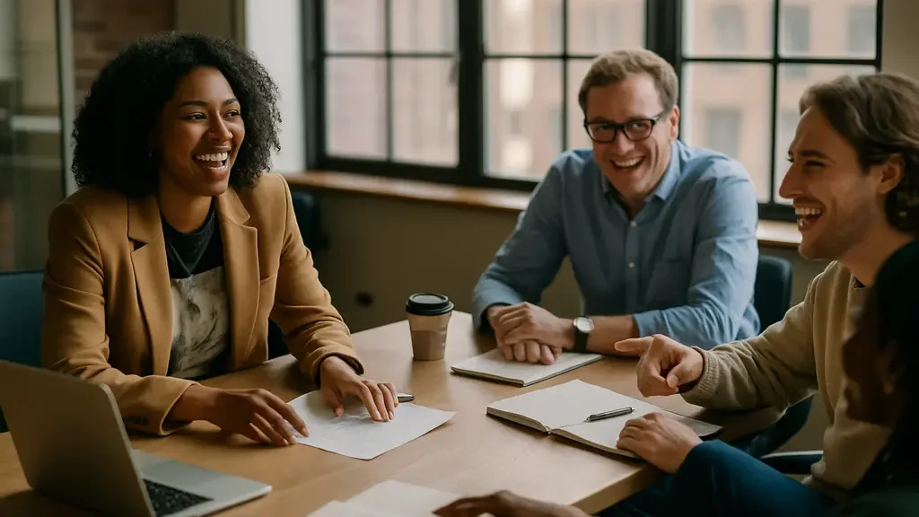 Professional reviewing dress code expectations before a workplace meeting