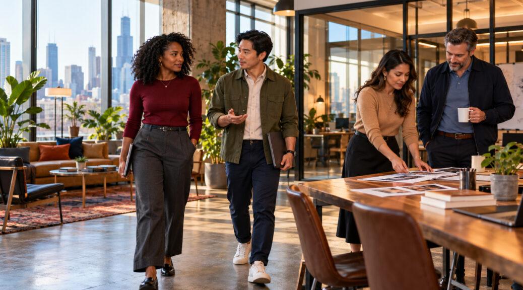 One Office, Four Versions of Business Casual