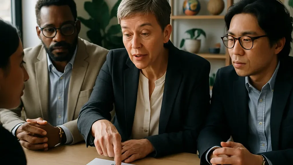 Cultural fit bias hiring review with interview notes and neutral work attire