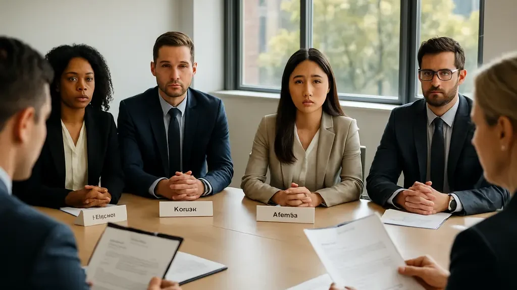 Federal Hiring Appearance review with interview notes and professional clothing choices