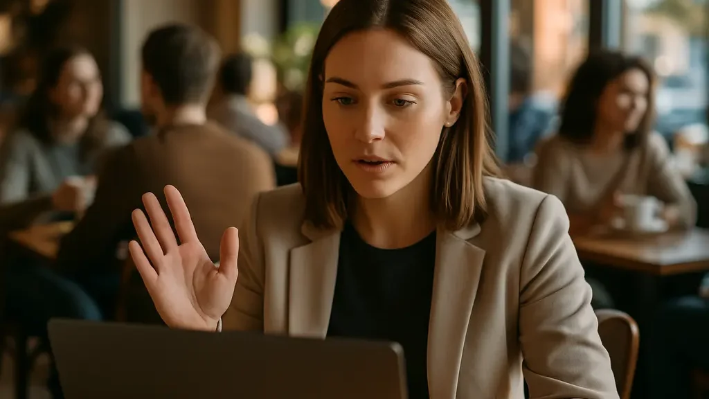 Employees discussing casual dress codes around a conference table