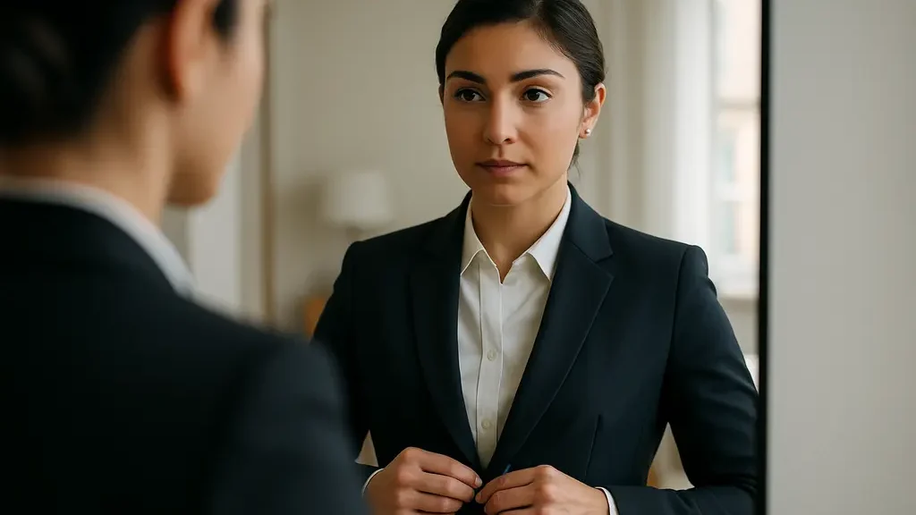 Interview Attire choices arranged for a polished hiring conversation